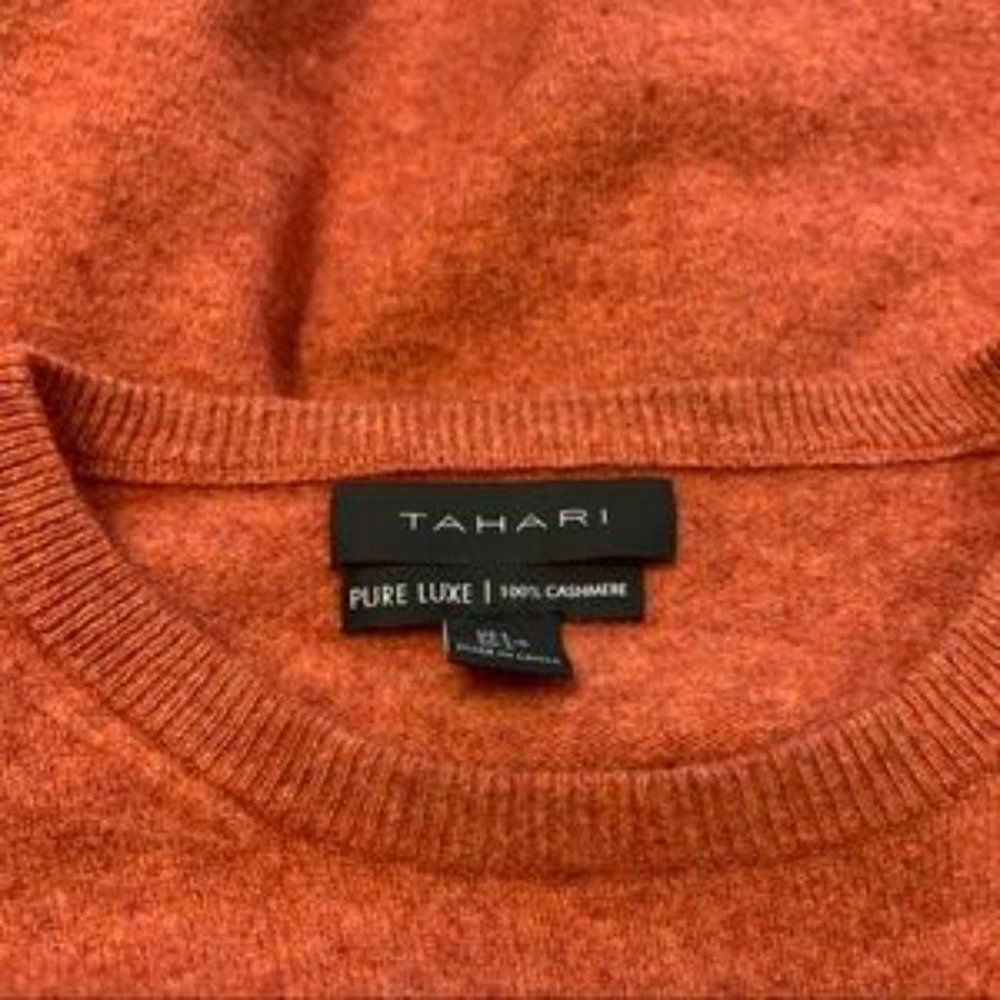 Tahari 100% cashmere sweater size large - Picture 4 of 7